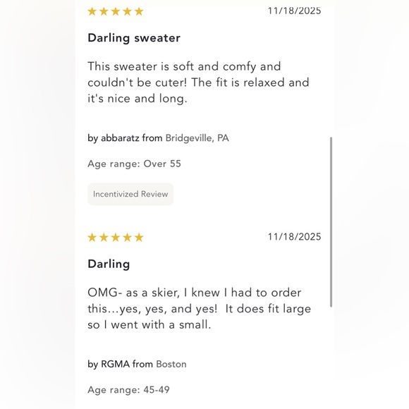 Anthropologie X Beach Riot Callie Sweater Chevron Skiers Anthropologie Exclusive - Picture 11 of 14